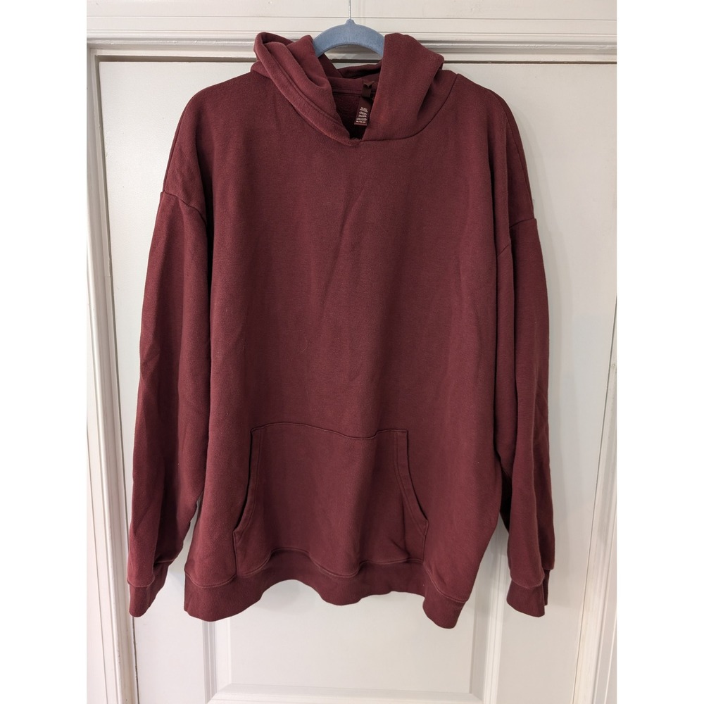 SKIMS Women's Oversized Hoodie in Burgundy